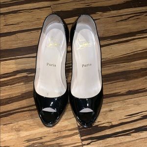 Peep toe Christian Louboutin heels